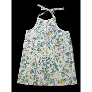 Rare Givenchy Tabliers Colorful Floral Apron JAA Japan Apron Association NWOT